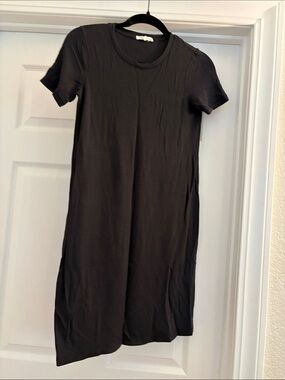 Loose fit, Rag & Bone charcoal Tee dress